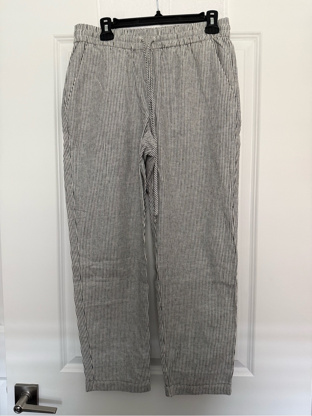 J. Crew Black & White Pinstripe Pant